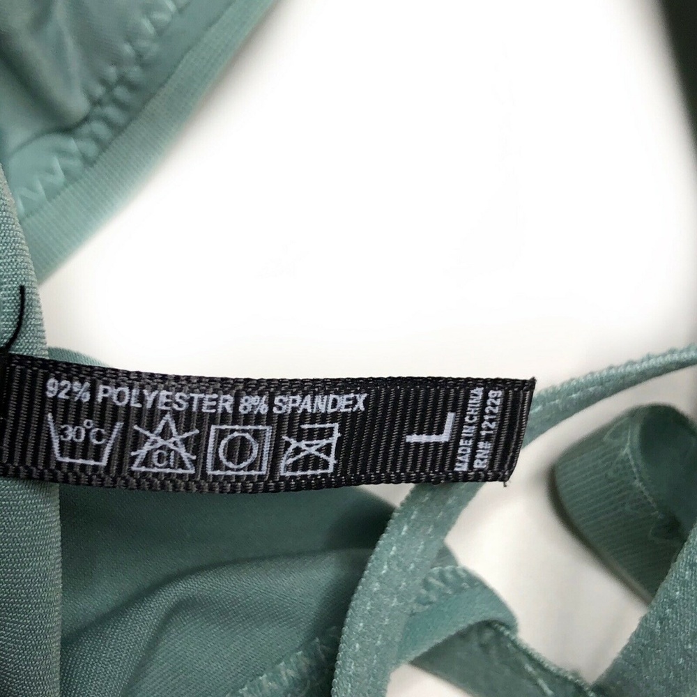 IJAK Bralette Strappy Lace Padded Green (CC15) - Picture 4 of 4